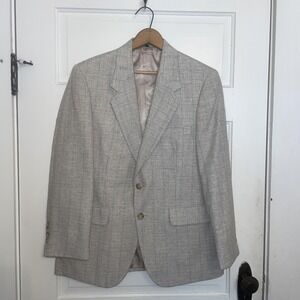 Joe Namath Signature Collection 40S Light Tone‎ Gray Summer Jacket